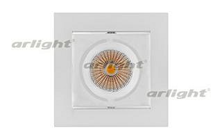 Встраиваемый светильник Arlight  CL-KARDAN-S102x102-9W White (WH, 38 deg)