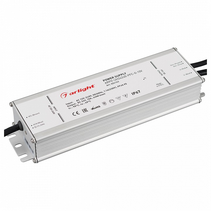 Блок питания Arlight  ARPV-UH24240-PFC-0-10V (24V, 10.0A, 240W)