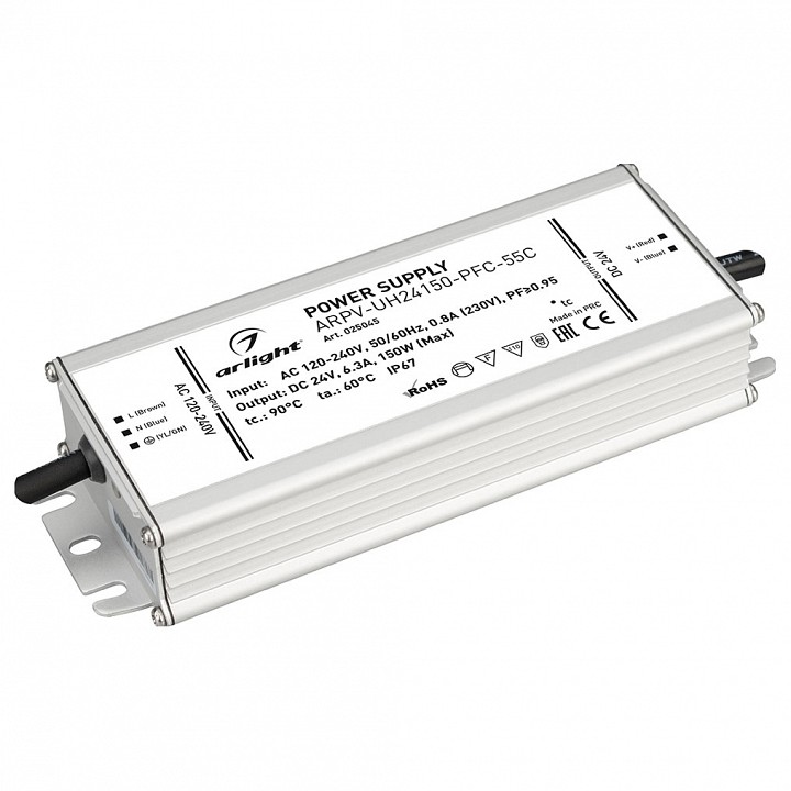 Блок питания Arlight  ARPV-UH24150-PFC-55C (24V, 6.3A, 150W)