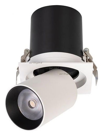 Встраиваемый светильник на штанге Arlight LGD-PULL-S100x100-10W White6000 (WH, 20 deg) 026195