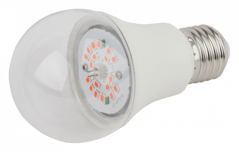 Лампа светодиодная Эра  E27 12Вт 1310K A60-12S 9W DR/B PPF1.4umol/J Filcker 10%