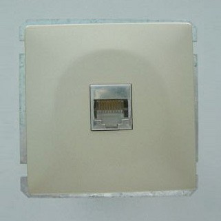 Розетка двойная Ethernet RJ-45 без рамки Imex 1611L 1611L-S340