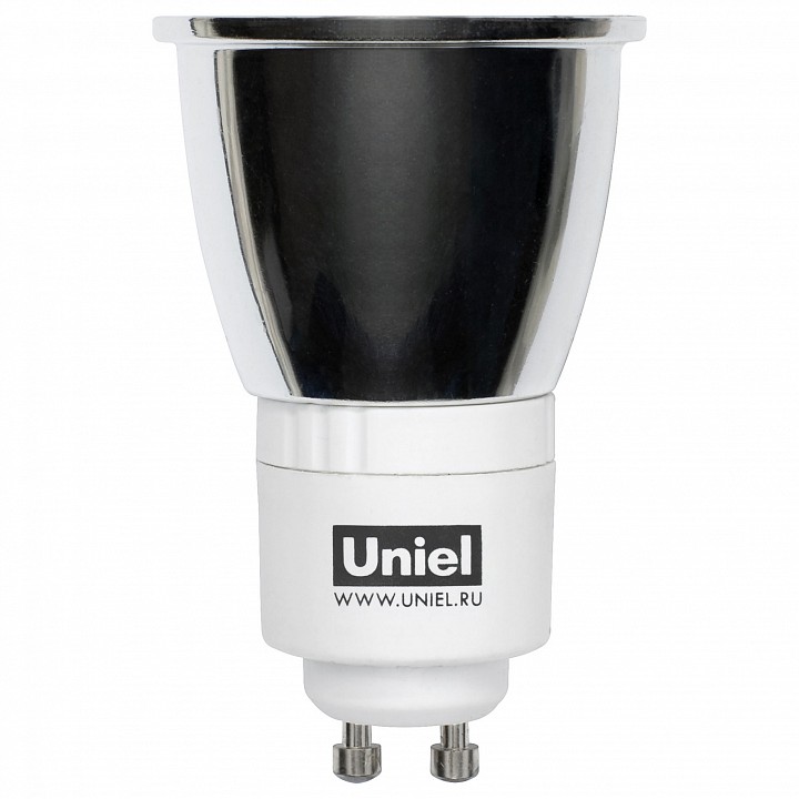 Лампа компактная люминесцентная Uniel  GU10 7Вт 4200K 00600