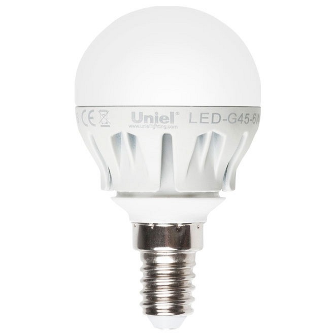 Лампа светодиодная Uniel  E14 6Вт 4500K 08138