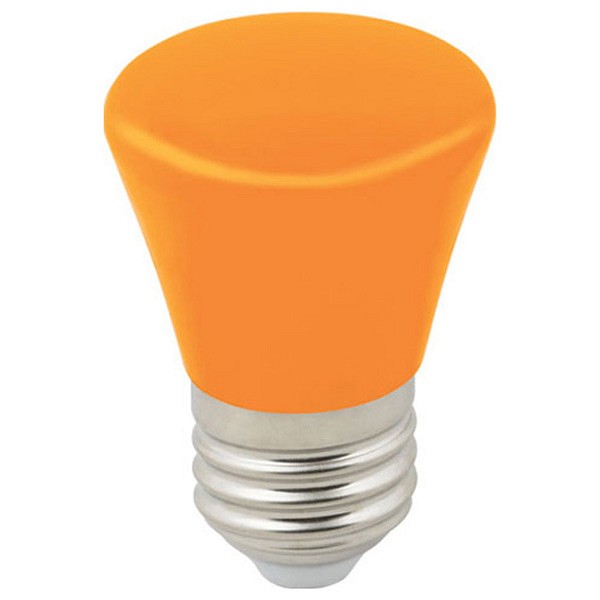 Лампа светодиодная Volpe Décor Color E27 1Вт K LED-D45-1W/ORANGE/E27/FR/С BELL