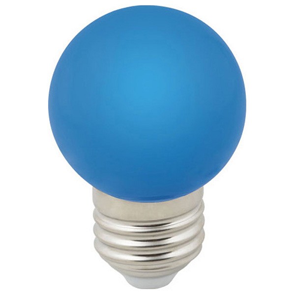 Лампа светодиодная Volpe Sky E27 1Вт K LED-G45-1W/BLUE/E27/FR/С