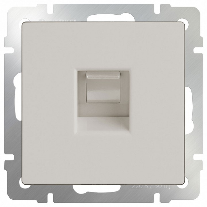 Розетка Ethernet RJ-45 без рамки Werkel Слоновая кость WL03-RJ-45-ivory