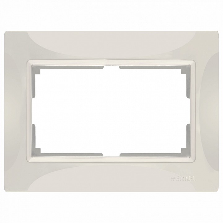 Рамка для двойной розетки Werkel WL03 WL03-Frame-01-DBL-ivory (Слоновая кость)