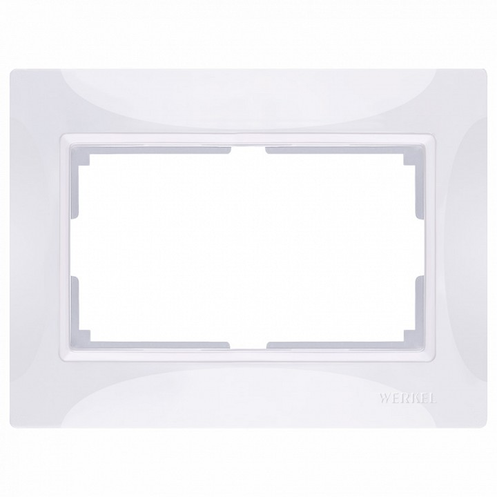 Рамка для двойной розетки Werkel WL03 WL03-Frame-01-DBL-white (Белый)